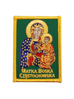 Embroidered patch Mother of God