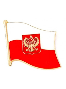 flag of Poland big - pin