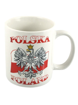 Cup white Poland