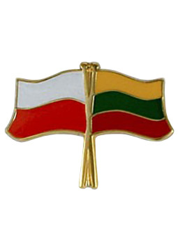 Flag of Poland and Lithuania - pin