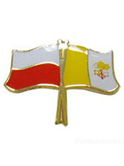 Щифт за знаме на Полша и Ватикана