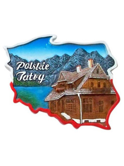 Магнит контур Полша Tatry