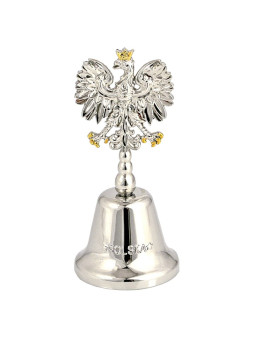 Metal bell Poland - eagle