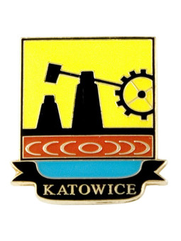 Coat of arms Katowice fridge magnet