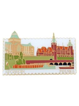 Fridge magnet stamp, Szczecin