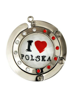 Hanger for handbag Poland "I love Polska"