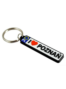 Keychain license plate Poznan