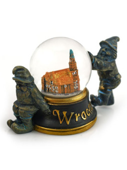 Snow globe 45 mm - Wroclaw dwarfs