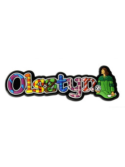 Magnete di gomma - iscrizione Olsztyn