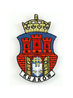 Embroidery patch coat of arms Cracow