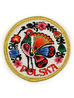 Embroidery patch folk Poland