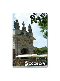 3D fridge magnet Szczecin gate