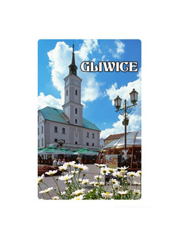Imán con efecto 3D Ayuntamiento de Gliwice