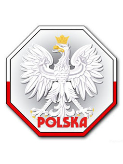 3D fridge magnet STOP Poland Eagle