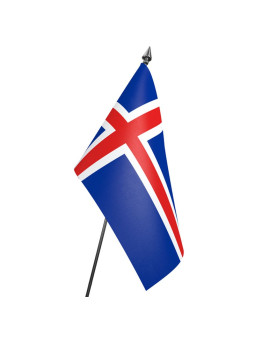 Флаг на Исландия, 15 х 24 см