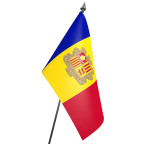 Andora flag 15 x 24 cm