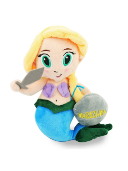 Plush toy mascot Warsaw Mermaid