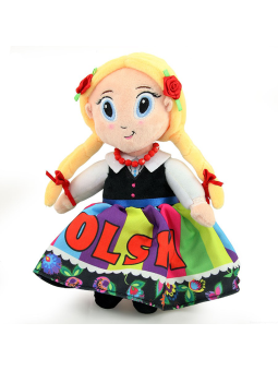 Plush toy mascot dolly Poland folk
