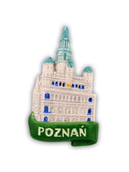 Керамичен магнит за хладилник Poznań Ratusz
