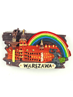 Fridge magnet Warsaw Castle