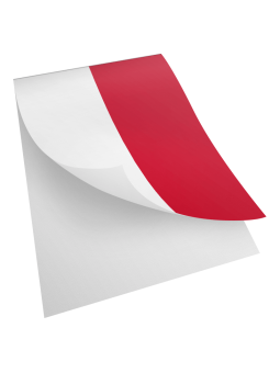 Etiqueta engomada de la bandera de Polonia