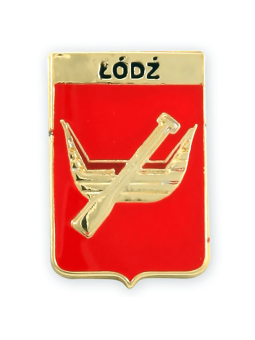 Pin, boat crest of Lodz