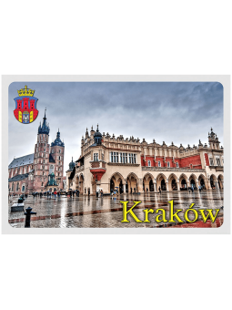 Postcard 3D Cracow Market Square