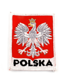 Вышитый патч польской эмблемой