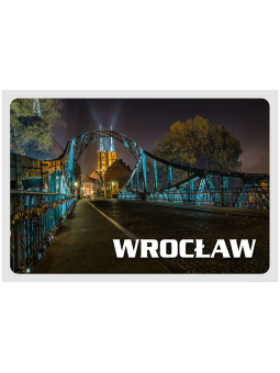 Postcard 3D Wroclaw Tumski Bridge