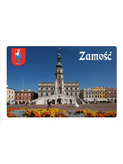 Fridge magnet with a 3D effect Zamość Rynek