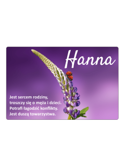 Chladnička magnet - Hanna