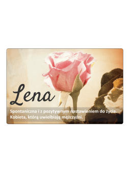 Aimant pour réfrigérateur - Lena