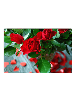 Fridge magnet - a bouquet of roses