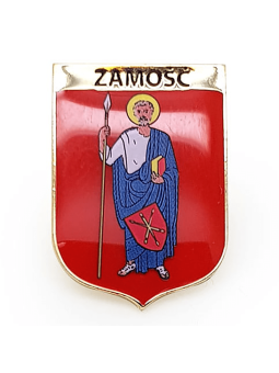 Button, pin coat of arms of Zamość