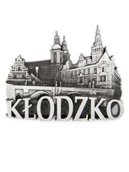 Fridge magnet, panorama of Kłodzko