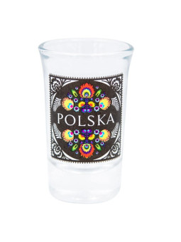 Un verre folk 35 ml - Pologne - noir
