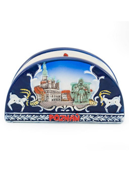 Ceramic napkin holder Poznań