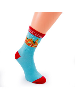 Чорапи на кметството на Вроцлав - сини и червени