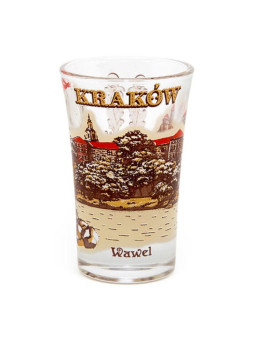 Glass-shot Kraków Wawel sepia