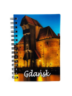 3D notebook Gdaňský jeřáb