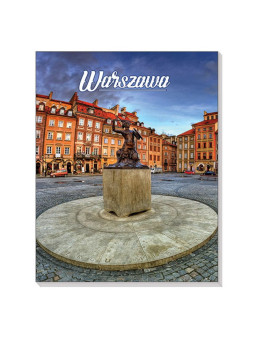 Imán 3D cuaderno Varsovia Sirena
