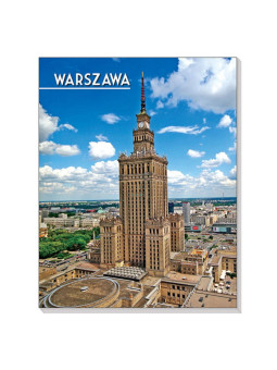 Imán cuaderno 3D Palacio de la Cultura de Varsovia
