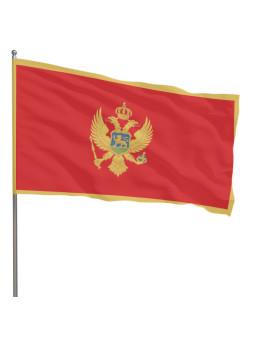 Знаме на Черна гора 70 х 110 см