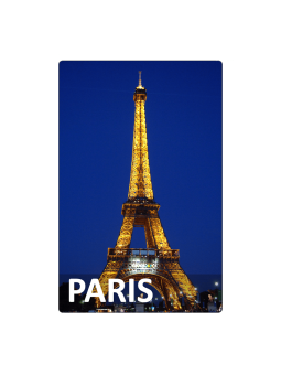 Ledusskapja magnēts Parīzes Eifeļa tornis