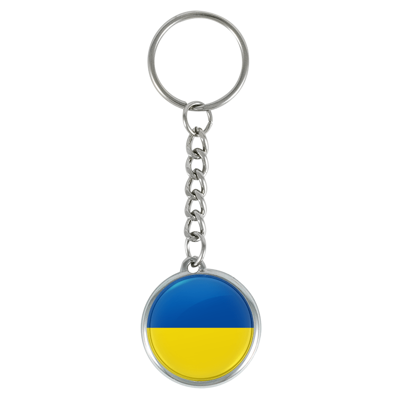 Portachiavi bandiera dell'Ucraina