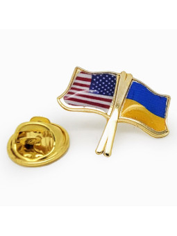 VS-Oekraïne vlag pin