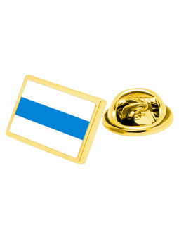 "White Blue White" flag pin