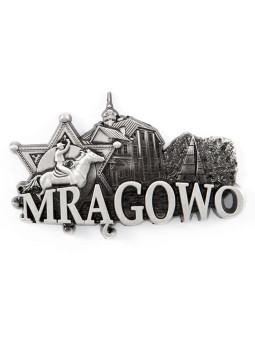 Fridge magnet panorama Mrągowo