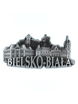Fridge magnet, panorama of Bielsko-Biała