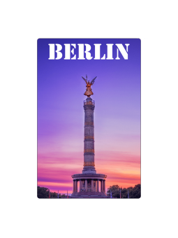 Imán de nevera Columna de la Victoria de Berlín